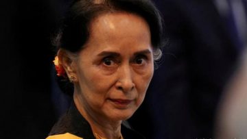 Bà Aung San Suu Kyi, cố vấn nhà nước ở Myanmar.