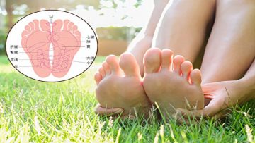 Lòng bàn chân được mệnh danh là “trái tim thứ hai” của cơ thể. Xoa bóp bàn chân có thể thúc đẩy lưu thông máu và ảnh hưởng đến sức khỏe của toàn bộ cơ thể. (Đồ họa của Epoch Times)