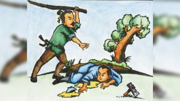 Tăng Sâm chịu đòn