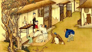 Bạn có biết các vị Thần và Phật nghĩ gì khi bạn thắp hương và thờ cúng Phật (ảnh: [Qing] Chen Mei’s “Bức ảnh Cày và Dệt Wea Hy sinh với Chúa”)