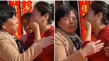 Người mẹ òa khóc nhận ra con dâu là con gái thất lạc ngay trong đám cưới