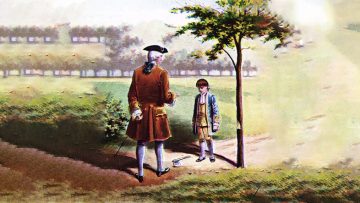 Washington chặt cây quý