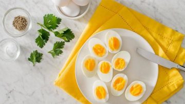 Trứng luộc là món ăn rất tốt cho người muốn giảm cân. Nguồn ảnh: Internet