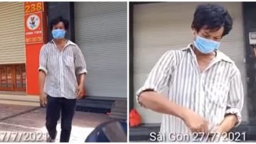 Chị làm ơn cho em xin một hộp nữa, em nhịn đói 2 ngày rồi!