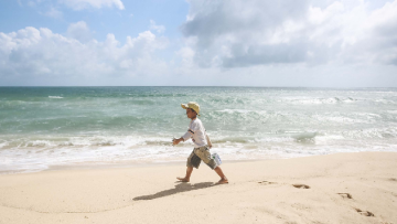 Chú cá nhỏ trên bãi biển-1