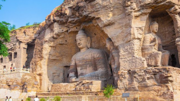 Hang đá Vân Cương. Nguồn ảnh: vietgiaitri