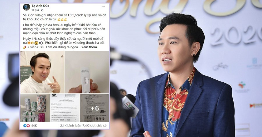 Diễn viên Anh Đức chia sẻ hành trình 20 ngày chiến thắng COVID-19