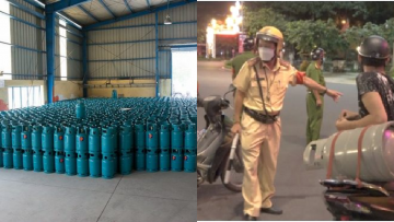 giấy đi đường chờ gas