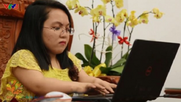 Đinh Thị Lý  (ảnh chụp màn hình video/VTV). Nguồn ảnh: damkhoinghiep.vn