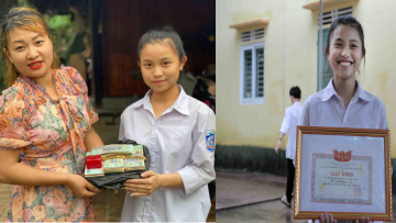 Nhặt được nửa tỷ đồng, nữ sinh lớp 10 trả lại người đánh rơi: “Em sợ bản thân tham của”