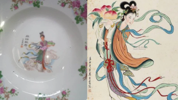 Tiên nữ trên chiếc đĩa. Nguồn ảnh: soha.vn