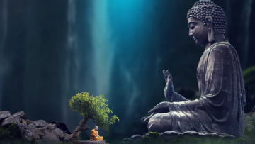 Người đàn ông thay đổi diện mạo sau khi tạc 100 bức tượng Phật